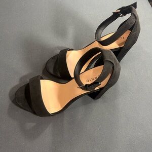 Torrid Women's Black Ankle Strap Heels